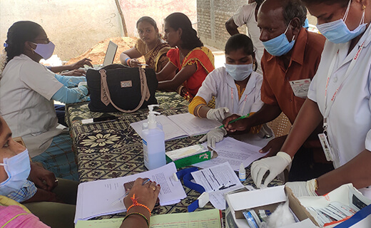 Screening & awareness kiosk
