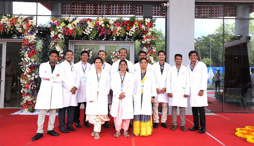 Trained medical teams ensure best treatment and care
