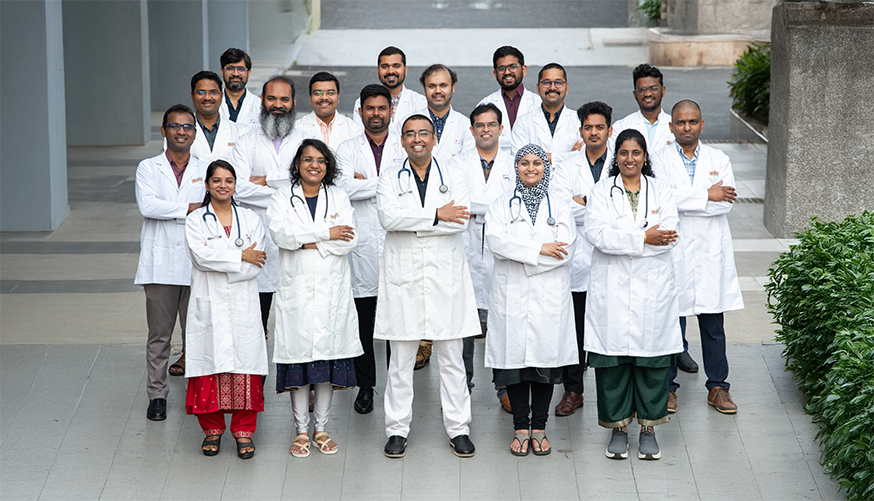 Trained medical teams ensure best treatment and care